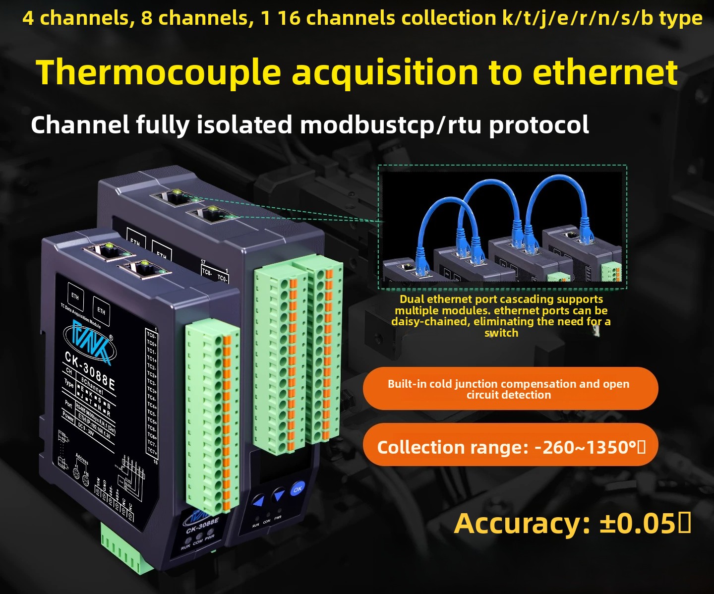 apply to 8CH Fully Isolated K- - Power Over Ethernet review and price