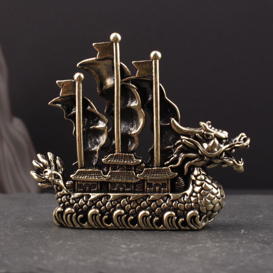 Figure Dragon Boat Statue Home - Office Technologies review and price