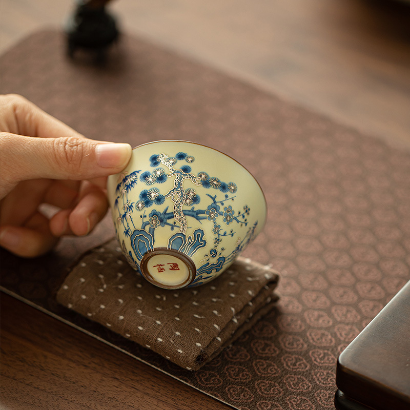 Jingdezhen Hand Painted Blue W - Office Technician review and price